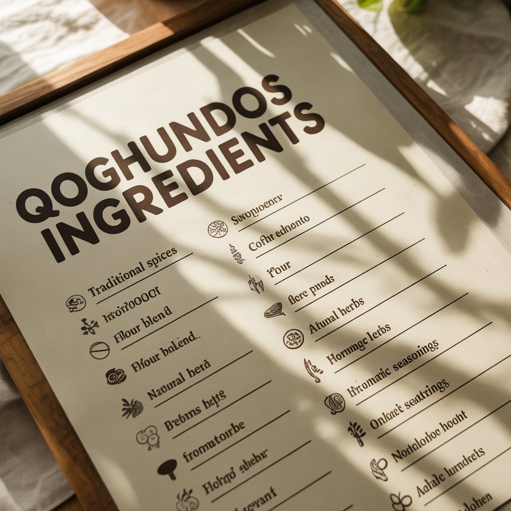 ingredients in qoghundos
